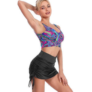 Soutien-gorge de sport pour femme, séchage rapide, haute résistance, imprimé par sublimation, pour la course à pied, le yoga et la gym, vêtements de sport actifs - Product Image 3