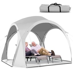 Tenda Parasole Portatile 3,35 x 3,35 Metri UPF 50+ per Patio, Design Pop-up per Uso Esterno e Spiaggia - Product Image 5
