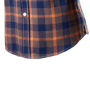 Camisa de Hombre a Cuadros con Botones, Manga Larga, Algodón, Estilo Business, Directo de Fábrica - Product Image 3