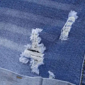Womens Custom <b>High</b> <b>Waist</b> Breathable Distressed Denim <b>Shorts</b> Ripped Stretch Cuffed Hem Dark Wash Casual Summer <b>Shorts</b> - Product Image 3