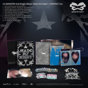 อัลบั้มแท้ 100% จากเกาหลี LE SSERAFIM อัลบั้มสตูดิโอชุดที่ 2 'PUREFLOW' pt.1 (รุ่น COMPACT) (สุ่ม)เคป๊อป - Product Image 2