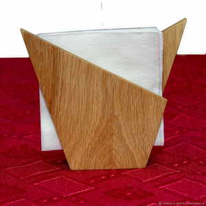 Decorative wooden napkin holders for <b>party</b> <b>table</b> setting Sustainable mango wood napkin holder - Product Image 6