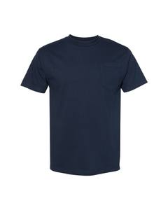 Alstyle 1305 / 00337 <b>Mens</b> Premium Heavyweight <b>Pocket</b> T-<b>Shirt</b> Charcoal Grey Bulk Wholesale - Product Image 5