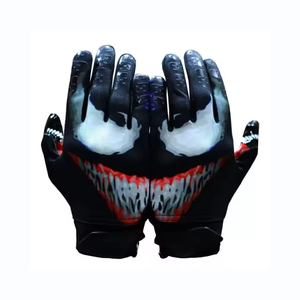 ถุงมืออเมริกันฟุตบอล SHIFT SPORTS Super Sticky น้ำหนักเบา สำหรับผู้ชายและผู้หญิง รุ่น Wide Receiver สีดำ ปิดข้อมือด้วยแถบตีนตุ๊กแก เหมาะสำหรับทุกฤดูกาล - Product Image 4