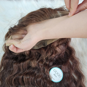 24 26 28 30 Inch Raw Vietnamese Hair <b>Wig</b> Hd Full Lace Front <b>Wigs</b> <b>Deep</b> <b>wave</b> Human Hair Frontal <b>Wigs</b> With Baby Hair - Product Image 2