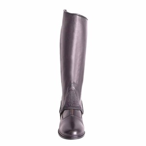 Professional Leather Horse Riding <b>Chaps</b> Heavy Duty Equestrian <b>Half</b> <b>Chaps</b> Adjustable Outdoor Horseback Riding Leg Protector - Product Image 3