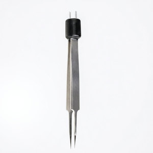 Pince bipolaire électrique en acier inoxydable pour bijoutier, non isolée, 11,4 cm avec pointes de 0,5 mm et 0,7 mm, instrument chirurgical - Product Image 3