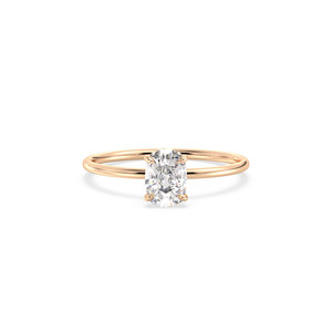 REYES Factory Wholesale Price 14K 18K Solid Gold HPHT CVD Lab Grown Diamond Solitaire Ring For Women Perfect Anniversary Gifts - Product Image 2