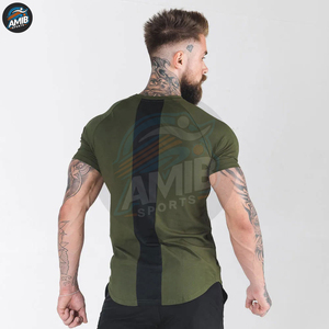 เสื้อยืดออกกำลังกายแขนสั้นสำหรับผู้ชายคุณภาพสูง ระบายอากาศได้ดี สวมใส่สบาย ผลิตจากผ้าโพลีเอสเตอร์ 100% - Product Image 2