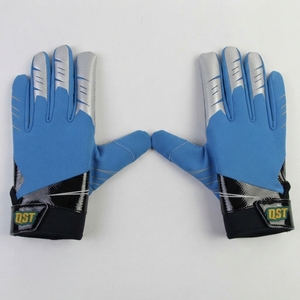 Gants de football américain pour jeunes et adultes, pour l'entraînement en équipe, avec fermeture au poignet, légers. - Product Image 1