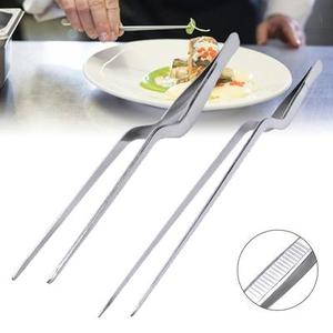 Pinces de cuisine extra longues en acier inoxydable robustes, compatibles lave-vaisselle - Product Image 1