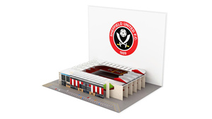 <b>Sheffield</b> United FC 3D Pop-Up Stadium Greeting Card Digital <b>Printing</b> Gloss Lamination Rectangle Shape - Product Image 2
