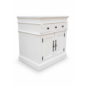 Modern Outdoor <b>Kitchen</b> Furniture Tables Wash Basin Series Made of Solid Teak Wood with Drawers - Product Image 1