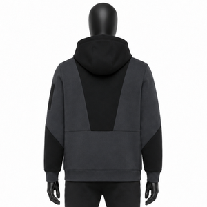 Custom Waterproof Snowboarding Hoodie Men's Tech Fleece Winter <b>Ski</b> Pullover Half Zip Windproof Thermal Outdoor Sports <b>Jacket</b> - Product Image 3