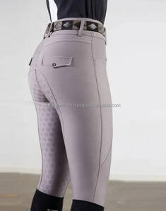 Cưỡi ống túm thời trang thể thao cưỡi bán buôn Trắng PU ống túm mô hình cưỡi ngựa Quần ngựa PANT cho xuất khẩu từ Pakistan - Product Image 4