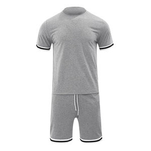 Nouvel ensemble de vêtements d'été 2026 pour hommes : T-shirt ample à manches courtes et short – Tenue deux pièces pour hommes - Product Image 1