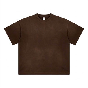 เสื้อยืดโอเวอร์ไซส์แขนสั้นผ้าคอตตอน 100% หนัก 280 กรัม แบบยูนิเซ็กซ์ สำหรับขายส่ง สั่งทำได้ ระบายอากาศได้ดี สีพื้นเรียบ - Product Image 4