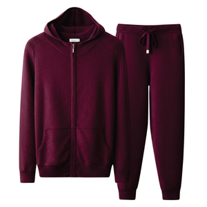 Conjunto de Sudadera con Capucha y Pantalones Deportivos Casuales para Hombre, Estilo Lavado Ácido, Ropa Deportiva - Product Image 5