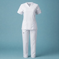 Tenues d'infirmière personnalisées respirantes, écologiques et de haute qualité, ensembles de blouses médicales en coton et polyester pour hôpitaux et spas