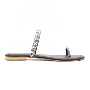 Accessoire de mode formel noir FR0452 Chappal - Product Image 2