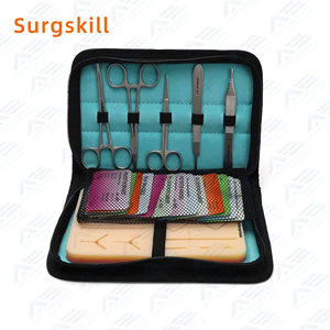 Surgery Wounds Surgical Instruments Medic Instruments Medical Students Suture <b>Practice</b> Kit For Medical Students Silicone <b>Pad</b> - Product Image 4