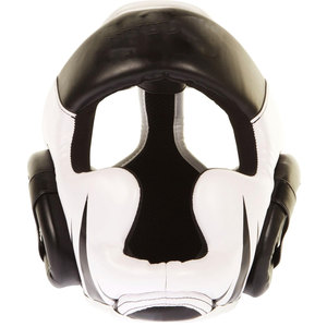 Protector de Cabeza de Cuero de Alta Calidad para Boxeo y Entrenamiento de MMA, Transpirable, Resistente al Viento, Unisex, para Adultos, con Cierre de Velcro y Logotipo Personalizado - Product Image 2