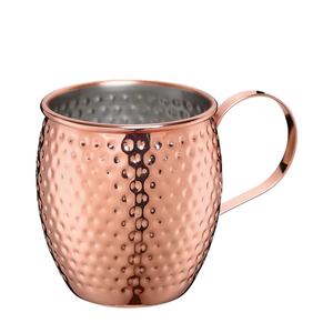 Taza de mula con mango único Diseño para beber Bar Hotel Restaurante Viajar y diseño para el hogar Tazas de metal de Moscú Acabado brillante - Product Image 1