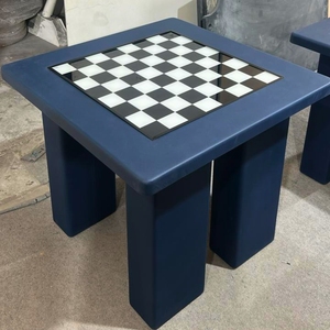Table d'échecs unisexe Azure Prestige durable avec design intérieur de luxe, emballage personnalisable, origine Haryana, pour usage domestique ou en club - Product Image 2