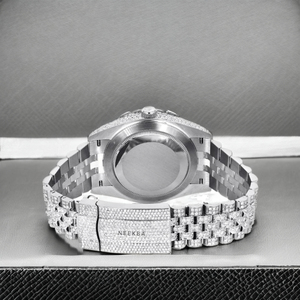 นาฬิกาอะนาล็อกสุดหรูนาฬิกาอะนาล็อกสุดหรูของซัพพลายเออร์อินเดียที่ไว้ใจได้นาฬิกาอะนาล็อกแบบโมอิสซาไนต์สำหรับความสง่างามในทุกๆวัน - Product Image 3