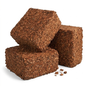 Copeaux de coco pressés en gros provenant d'un exportateur indien pour usage hydroponique et jardinage, écologiques et naturels, couleur marron - Product Image 2