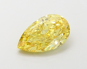MANYA JEWELS - Diamante Amarillo de Laboratorio con Certificación IGI en Forma de Pera para Colgantes, Pendientes y Collares de Diseño - Product Image 1