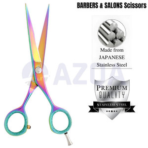 Tijeras de Peluquería Profesionales de Acero Inoxidable con Recubrimiento Multicolor de 6 Pulgadas, Tijeras de Peluquería para Salón - Product Image 2