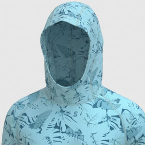 Sweat à capuche de pêche pour homme, imprimé par sublimation, motif poisson magnifique, manches longues, protection UPF 50+, léger, best-seller - Product Image 3