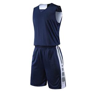 Ensemble Maillot et Short de Basketball Réversibles OEM, Imprimés ou Unis, Respirants, Sans Manches, pour Équipes Adultes – Tenues de Match de Club en Gros - Product Image 1