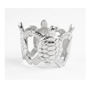 <b>Turtles</b> Joint Napkin <b>Ring</b> Dinner Tabletop Napkin <b>Ring</b> Cloth or Paper Metal Napkin <b>Ring</b> Wedding Party Gift Home Decoration - Product Image 1
