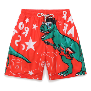 Shorts de Playa para Hombre, Transpirables, Estampados, con Cintura Elástica Alta y Cordón Ajustable, de Secado Rápido, para Verano - Product Image 6