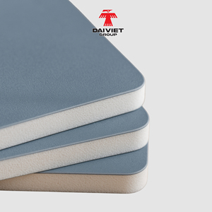 Hoja decorativa de PVC con acabado de lujo a precio competitivo, 17mm, 0,67G/cm3, Blanca para interiores de hoteles, fabricada en Vietnam - Product Image 1