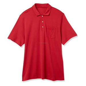 Vente en gros de polos en coton à manches courtes avec logo brodé Fabricant OEM avec service de marque personnalisé - Product Image 2