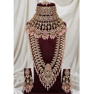 Vintage Rose Gold Plated <b>Crystal</b> Necklace <b>Set</b> With Earrings For Women Wedding Engagement Party Wear Jewelry <b>Sets</b> - Product Image 1