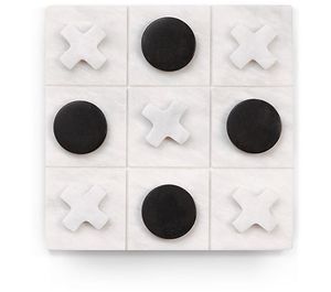 Jeu de Tic Tac Toe en Marbre à Prix de Gros, Fait Main, Décoration en Pierre, Jeu de Table Familial pour la Maison Moderne, Idée Cadeau, Collection - Product Image 4
