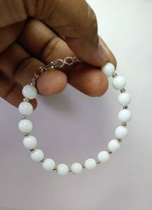 High Quality White Jade <b>Charms</b> for Jewelry Making Bead Stone <b>Bracelet</b> Crystal Fashion Jewelry <b>Men</b> and Women Gift Energy - Product Image 3