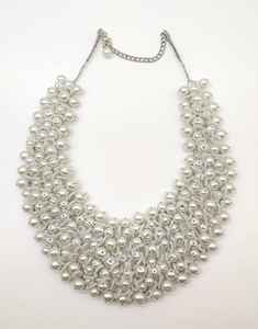 Collier ras du cou tressé de qualité d'exportation d'approvisionnement d'usine direct avec ensemble de déclarations faites à la main baroque accessoires de créateurs en gros - Product Image 1