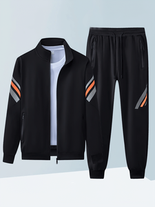 Pantalones Deportivos para Adelgazar y Hacer Ejercicio, Traje de Sauna para Hombre de Manga Larga, 100% Poliéster, Corte Holgado, Transpirable - Product Image 6