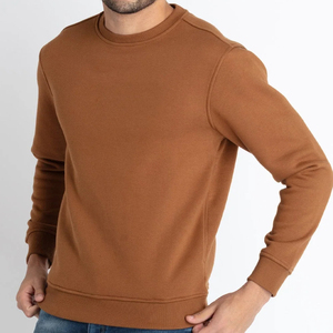 Sweat-shirt décontracté pour homme en polyester/coton, doublé, respirant, écologique, avec poche, couleur unie, logo personnalisé numérique, automne-hiver - Product Image 3