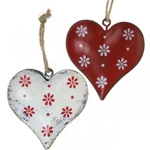 Handmade Metal Heart Charm Ornament for <b>Winter</b> Celebration <b>Decoration</b> - Product Image 4