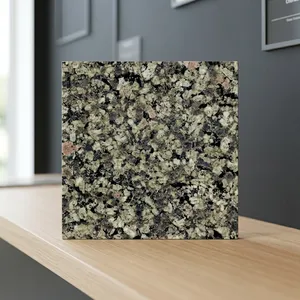 Granito Pulido Verde Manzana en Losa Grande, Piedra Natural para Encimeras, Revestimiento de Paredes, Pisos, Decoración de Escaleras para Proyectos de Construcción de Interiores - Product Image 1