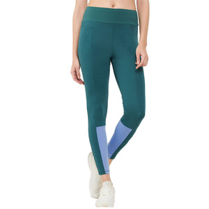 Premium Spandex Compression Leggings Custom Logo Patchwork Gym <b>Tights</b> Squat Proof Women’s Fitness Yoga Leggings Manufacturer - Product Image 4