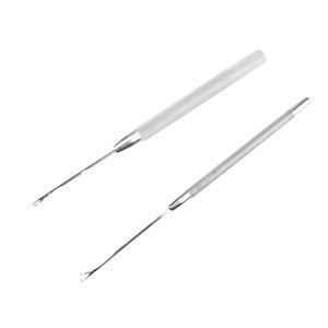 Herramienta de Extensión de Cabello para Salón con Agujas de Gancho Metálico y Mango Ligero de Acero Inoxidable para una Fácil Extensión de Cabello - Product Image 1