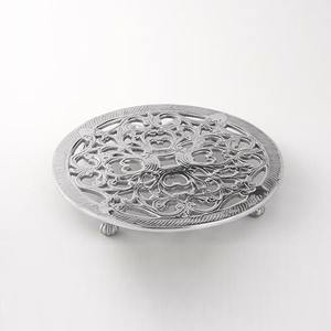 Trípode de Aluminio con Recubrimiento en Polvo, Resistente al Calor, Accesorio de Cocina para Hogar Moderno, Trípode de Aluminio Geométrico Contemporáneo - Product Image 3