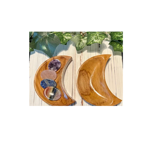 Plateaux en bois en gros pour fêtes, plateaux étoiles et lunes avec ornements pour cadeaux de fêtes - Product Image 1